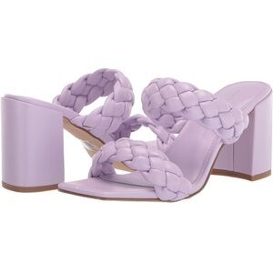 Women's Purple Braided Heel Sandals